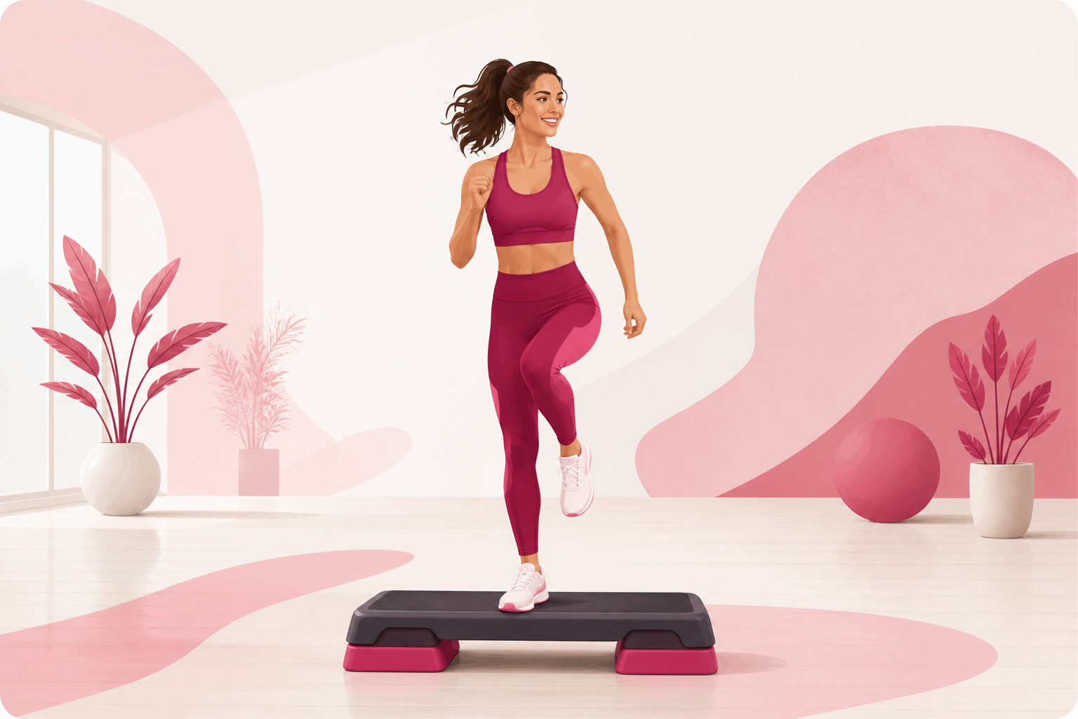 Cours de Step à L'Atelier Forme